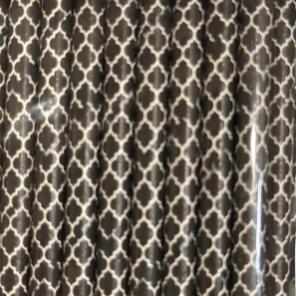 New Paper Party straws 75 ct Bundle Black & white made in USA - Picture 3 of 7